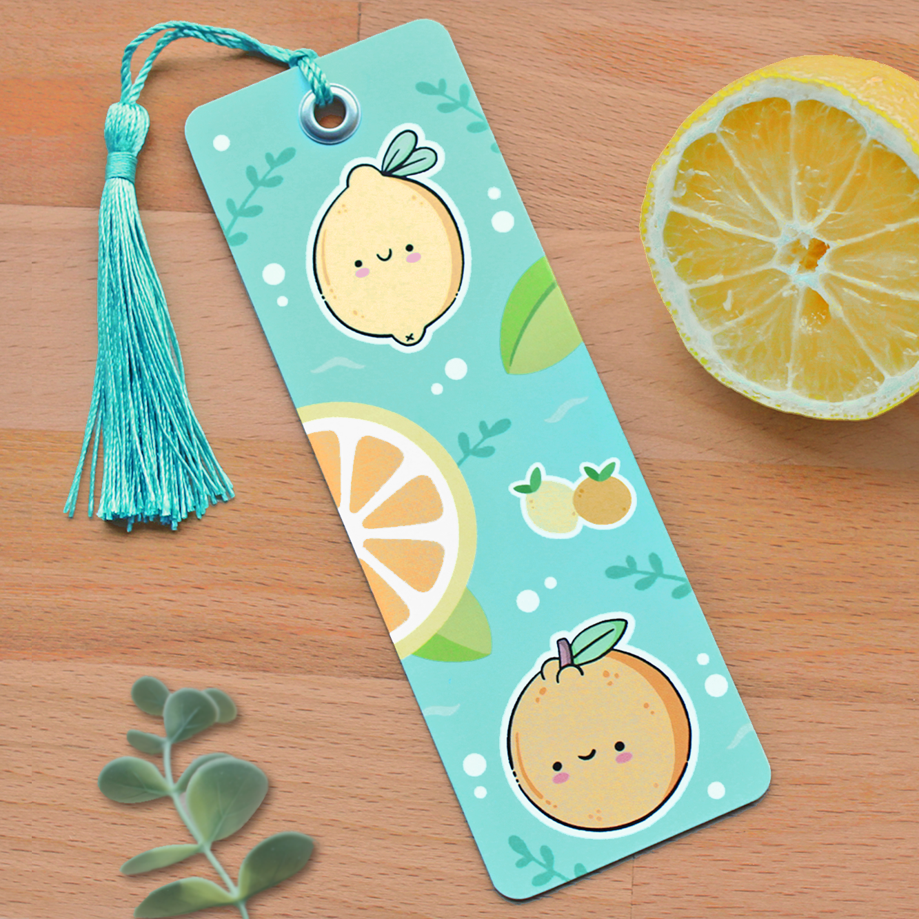 "Citrus Splash" Bookmark