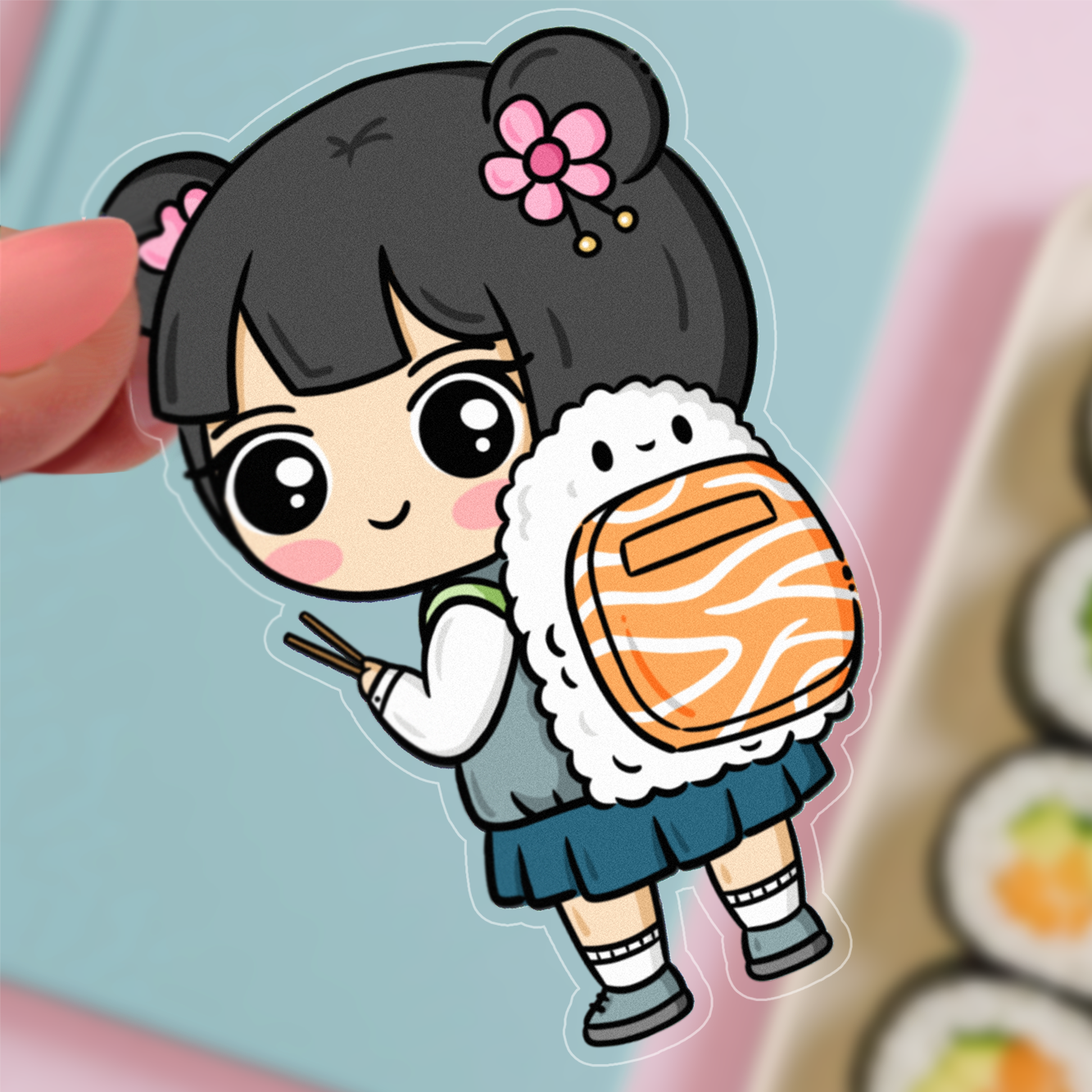 "Sushi Doll" Vinylsticker