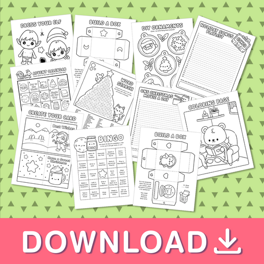 "Advent Time" DIY and Color Pages