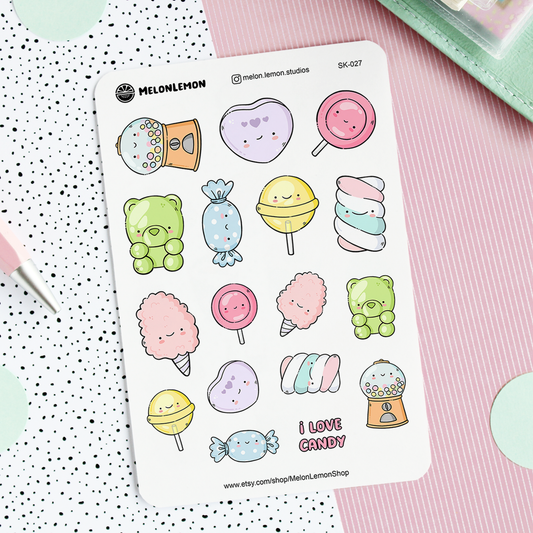 "Candy Shop" Stickervel